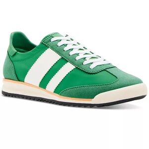 Madden Girl Green and White Sneakers